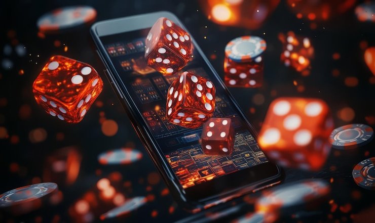 Pengguna dengan smartphone menggunakan aplikasi hiburan secara bertanggung jawab